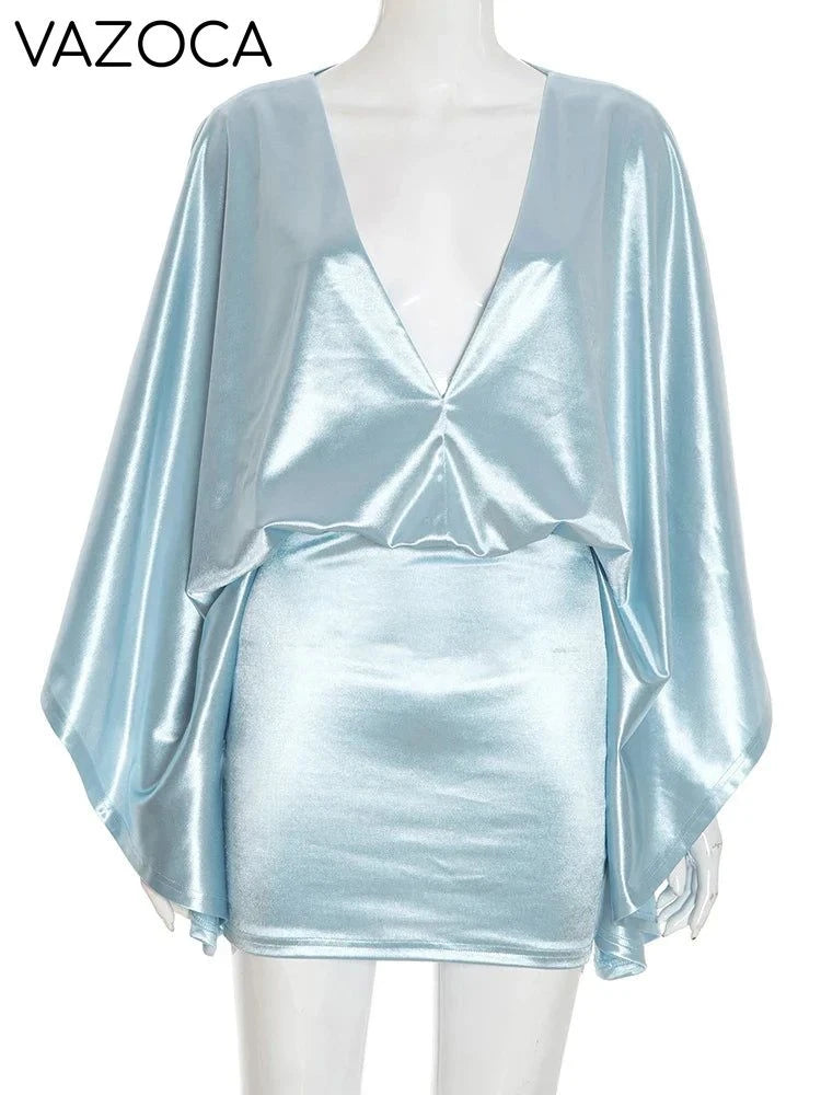 Classic Satin Mini Dress