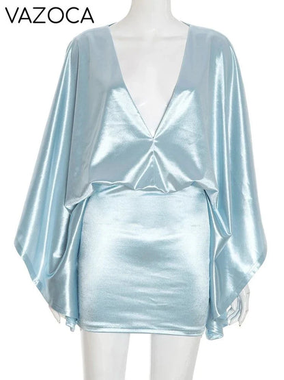 Classic Satin Mini Dress
