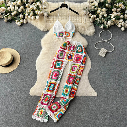 Geelee Crochet Pants Set