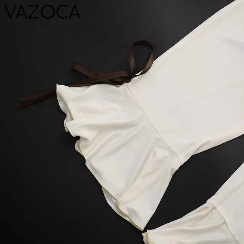 Bowknot Backless Jumpsuit