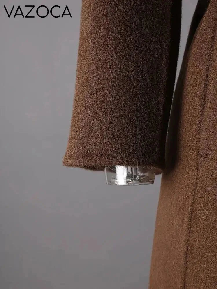 Brown Belted Trench Coat