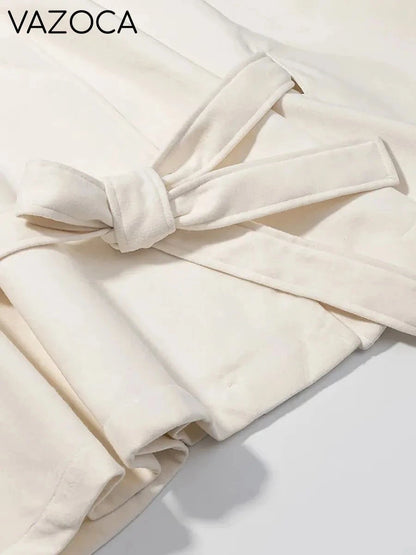 Luxurious Wool Stand Collar Coat