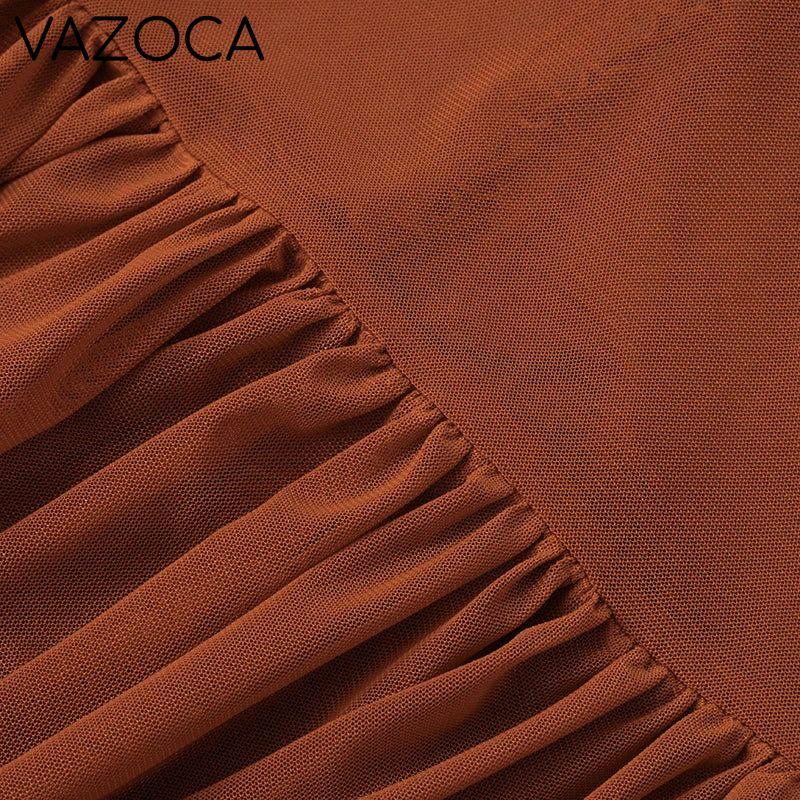 Shirring Pleated Mini Dress
