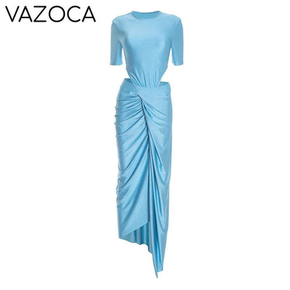 Nayla Ruched Skirt Set