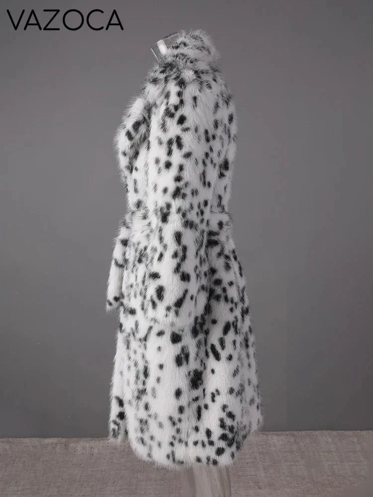 Opulent Fur Plush Coat