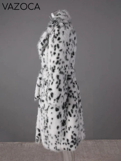 Opulent Fur Plush Coat