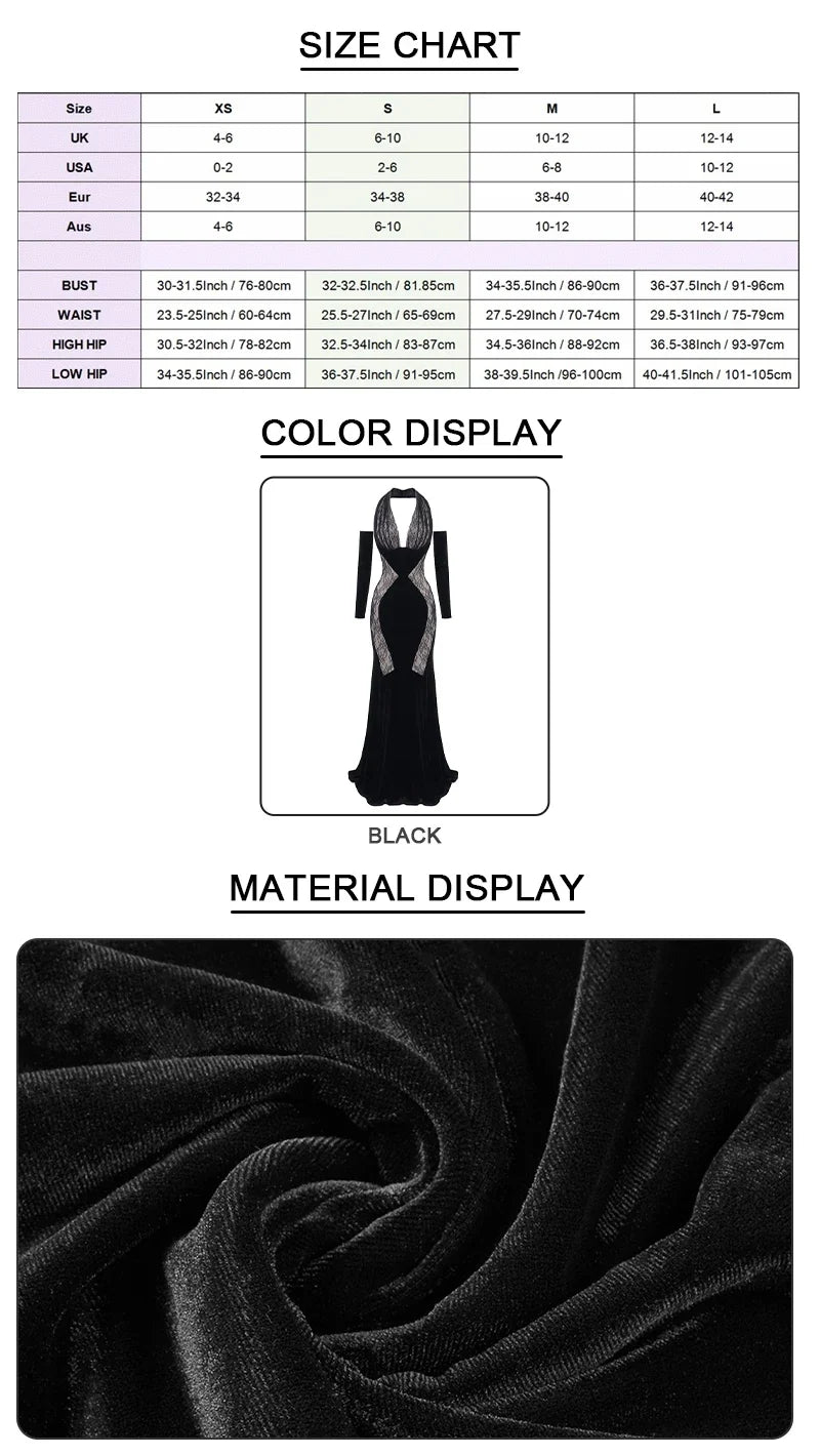 Marissa Mesh Maxi Dress