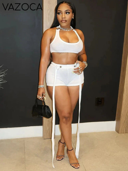 Iris Buckle Short Set