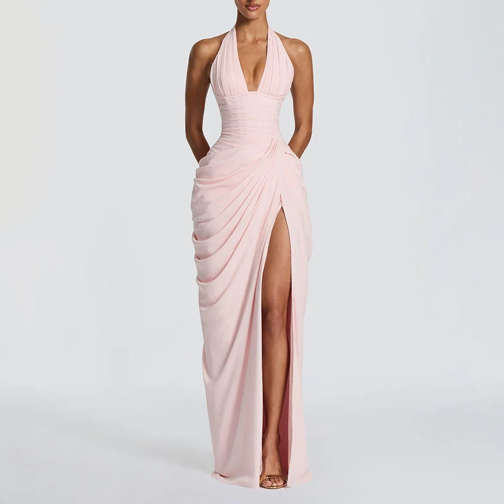 Rosee Ruched Maxi Dress