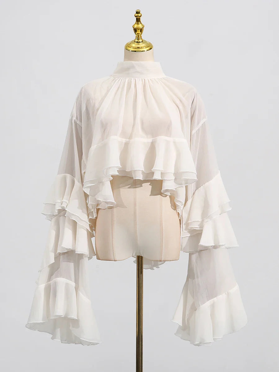 Krista Ruffles Blouse
