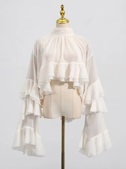 Krista Ruffles Blouse