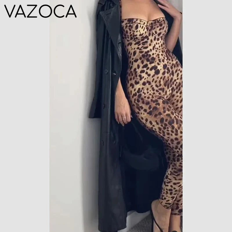 Wild Elegance Leopard Jumpsuit