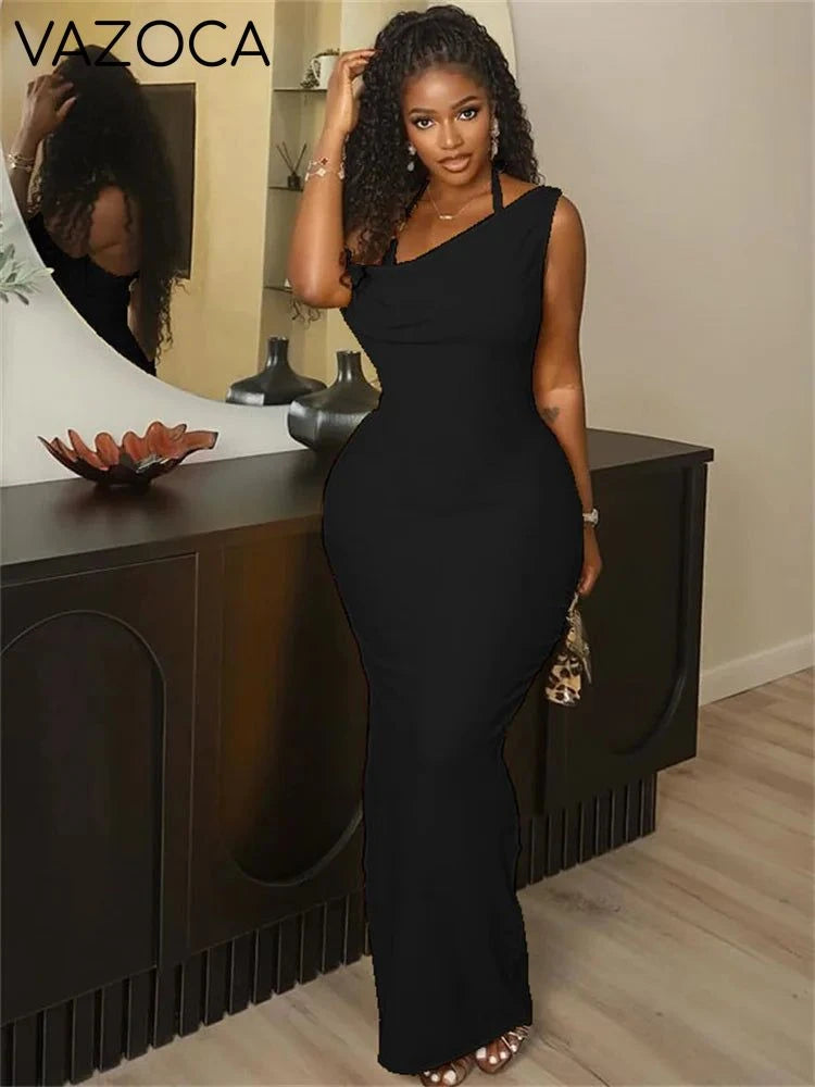 Josephine Ruched Elegant Maxi Dress