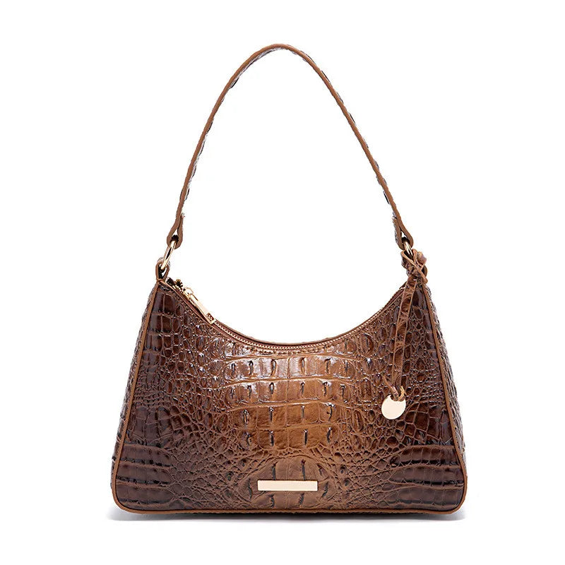 Reptile Luxe Shoulder Handbag