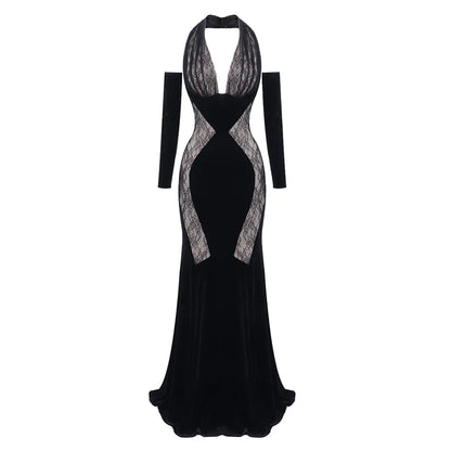 Marissa Mesh Maxi Dress