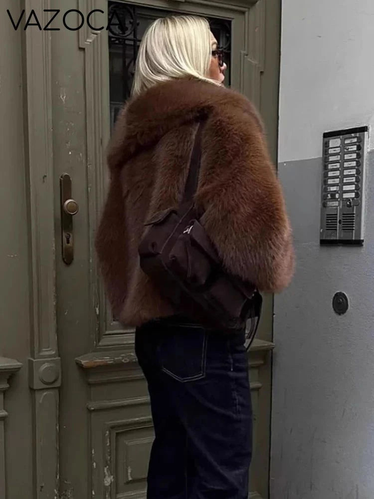 Chic Fur Plush Coat