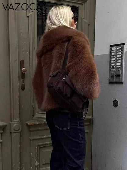 Chic Fur Plush Coat