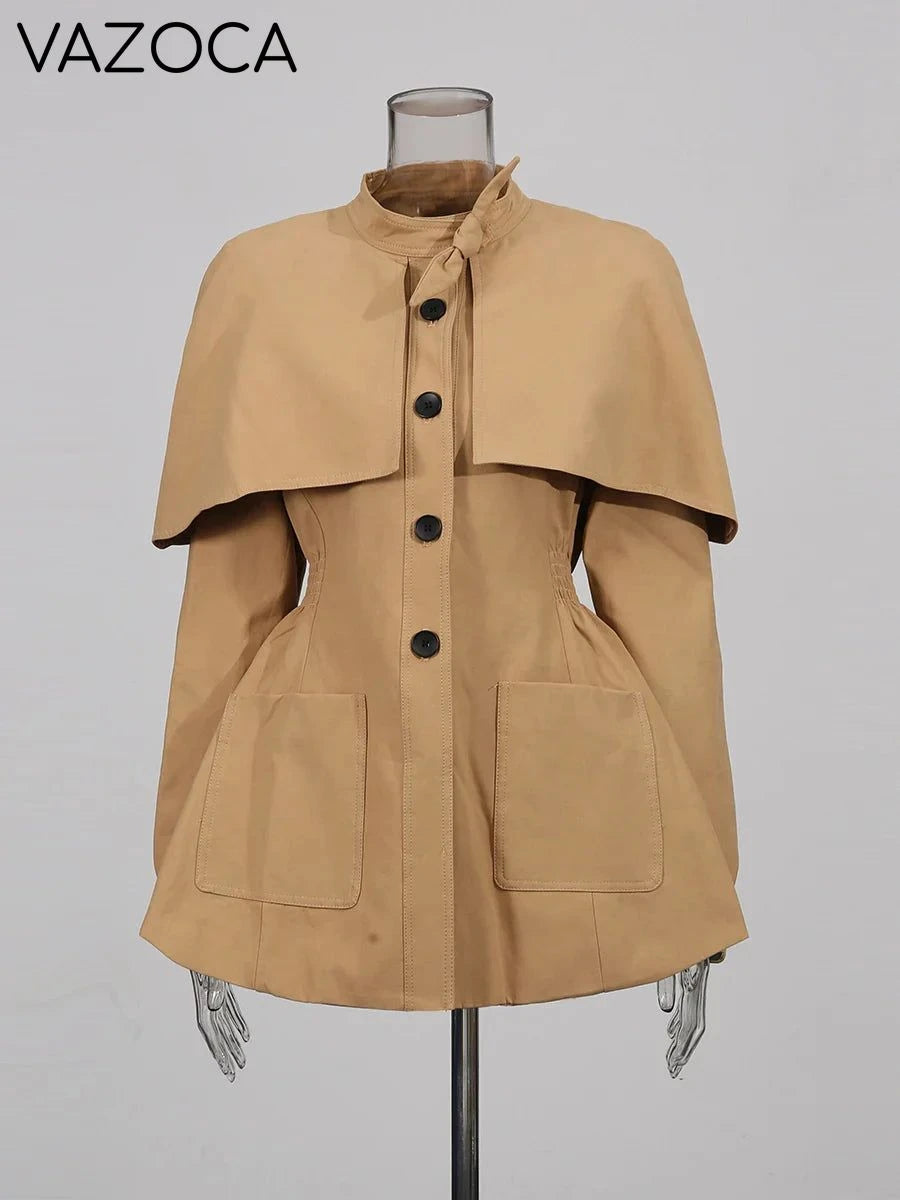 Bowknot Trench Coat