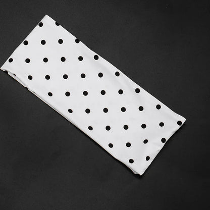 Polka Dot Print Romper +Headscarf