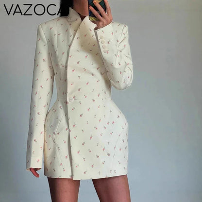 Floral Blazer Dress