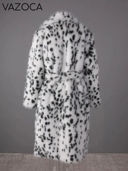 Opulent Fur Plush Coat