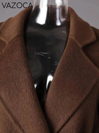Brown Belted Trench Coat