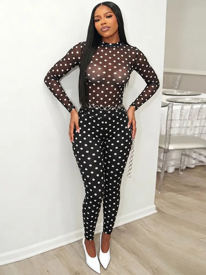 Liana Mesh Pants Set