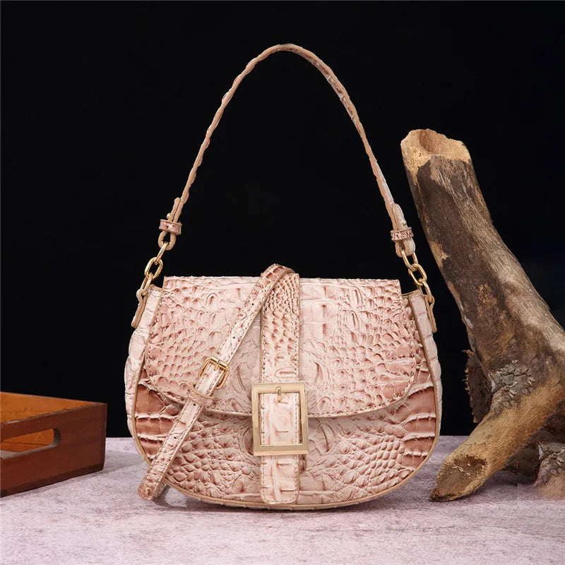 Reptile Pattern Crossbody Bag