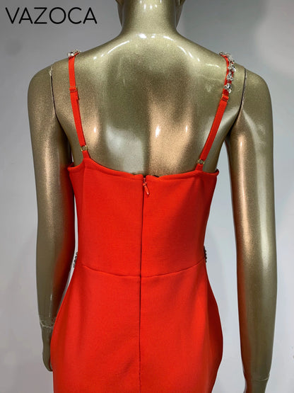 Anita Bodycon Bandage Maxi Dress