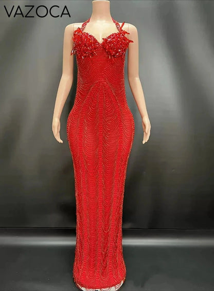 Suzann Luxury Diamond Dress dress C