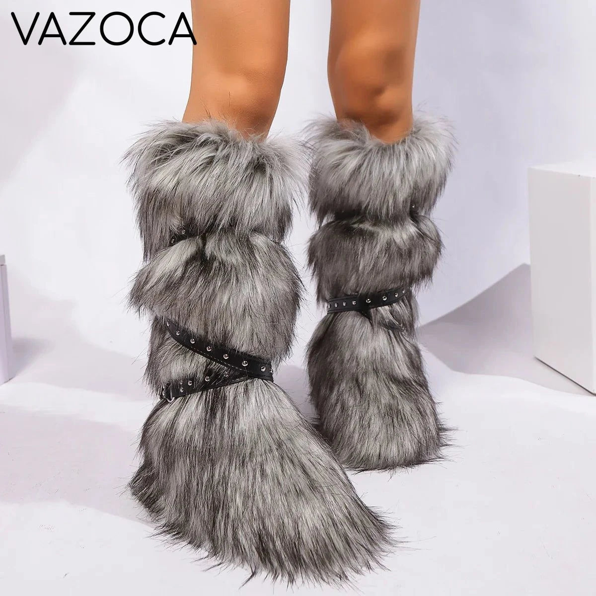 Plush Furry Boots