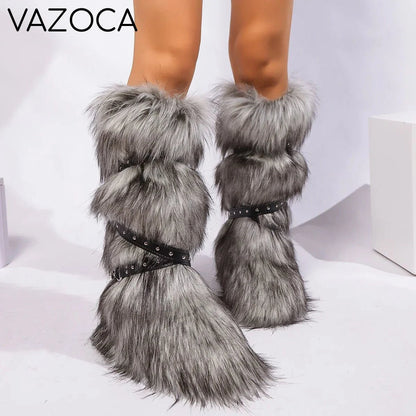 Plush Furry Boots