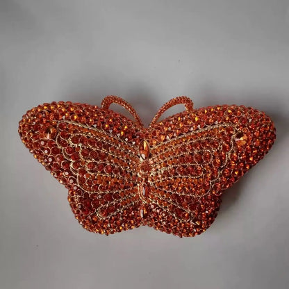 Luxury Butterfly Rhinestone Bag