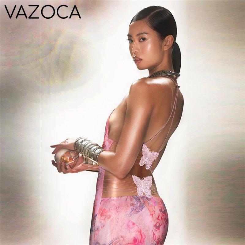 Backless Butterfly Edgy Dress