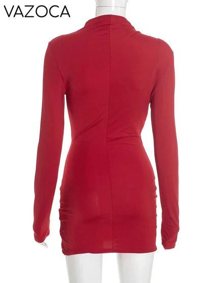 Anila Ruched Mini Dress