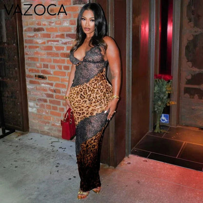 Wild Lace Illusion Dress