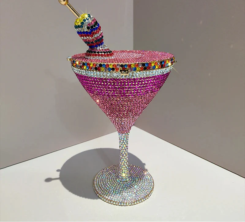 Goblet Diamond Clutch Bag