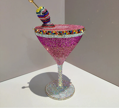 Goblet Diamond Clutch Bag
