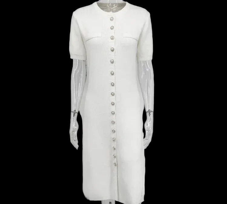 Cassidy Cardigan Knit Midi Dress