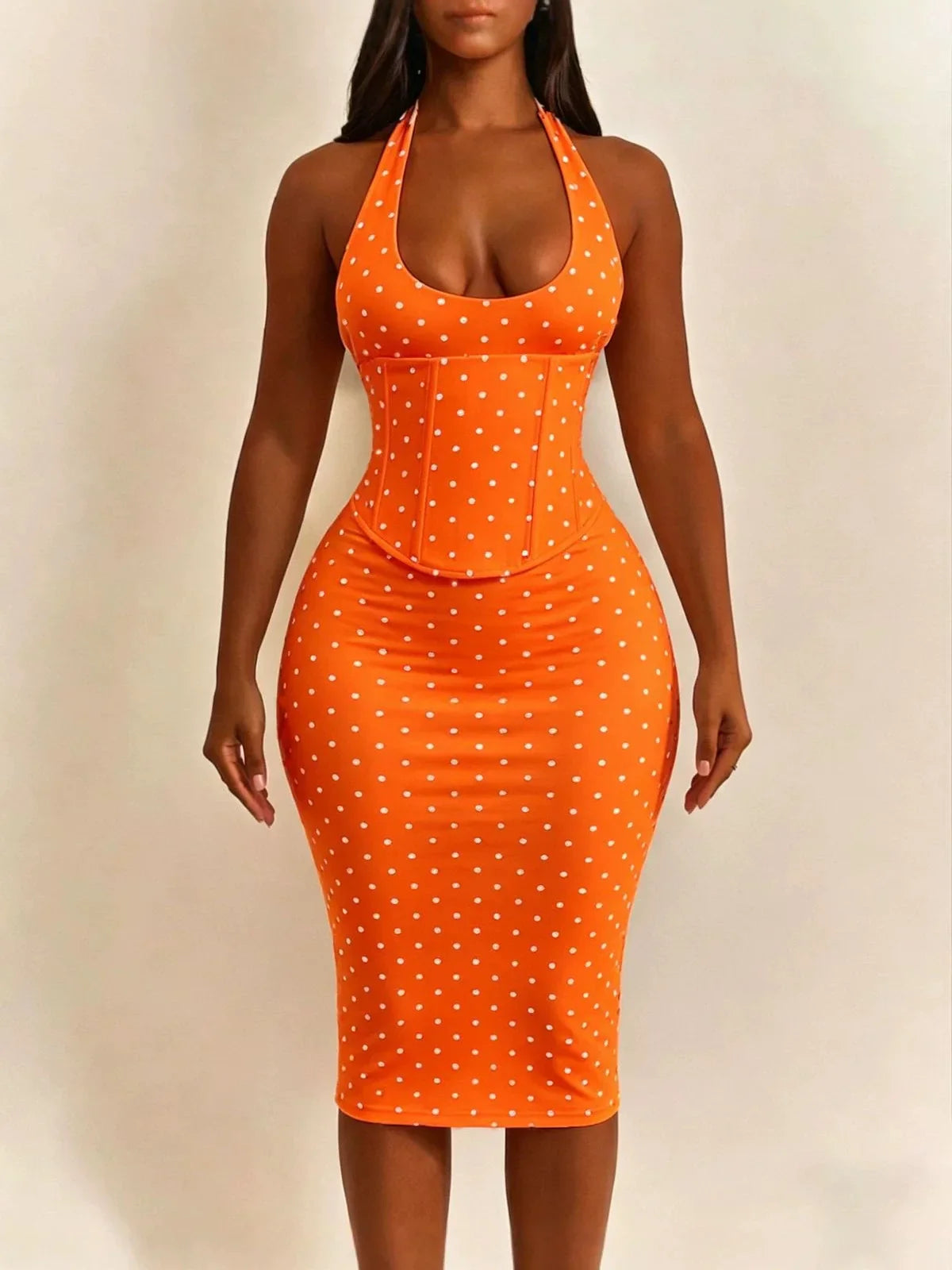 Polka Dot Corset Dress