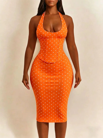 Polka Dot Corset Dress