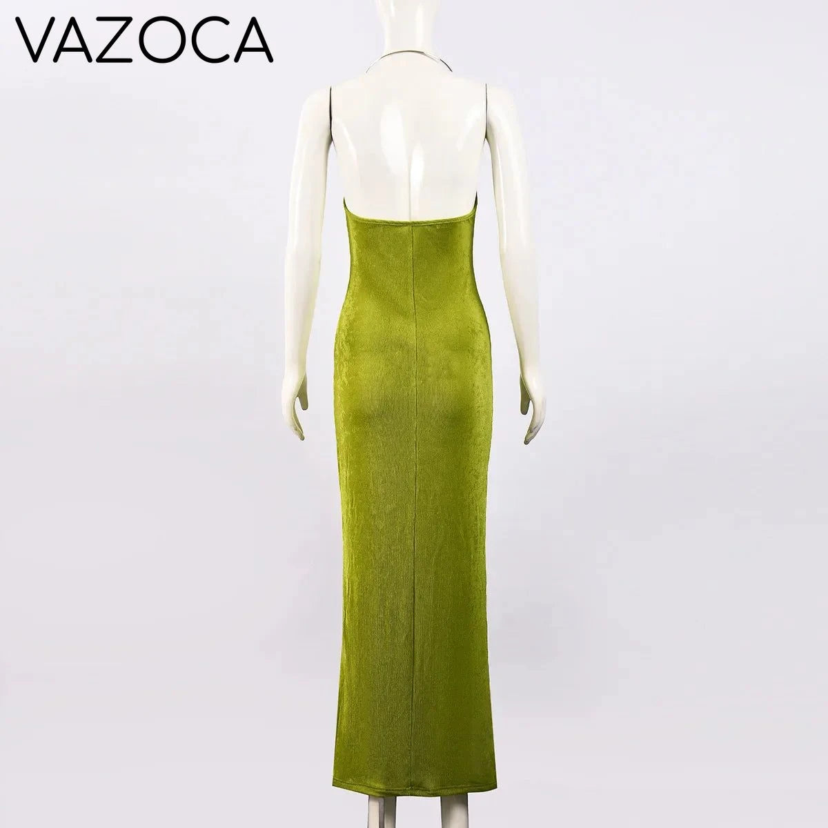 Metallic Chain Maxi Dress