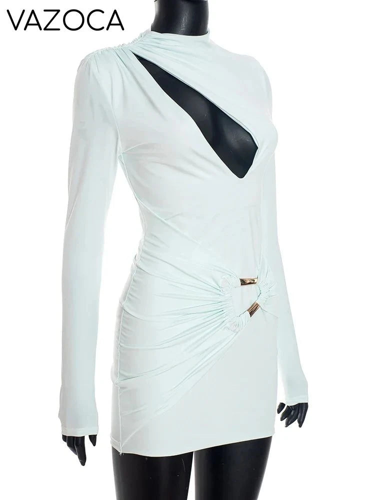 Anila Ruched Mini Dress
