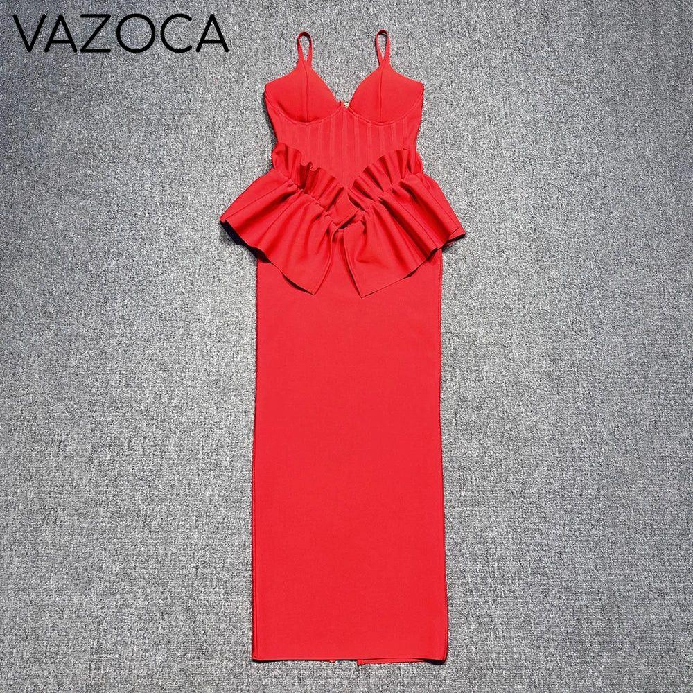 Huda Peplum Bandage Dress