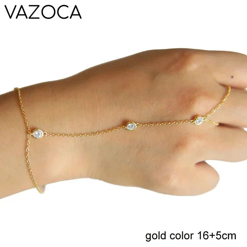 Charm Ring Wrist Bracelet