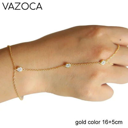 Charm Ring Wrist Bracelet