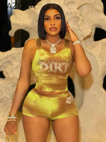 "DIRT" Short  Set