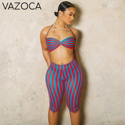Wanda Striped Set