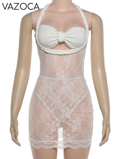 Olivia Mesh Dress Set