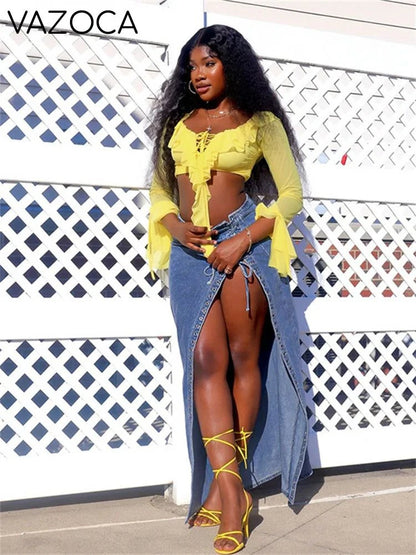 Brenda Denim Skirt